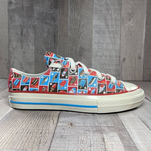 Converse Chuck 70 Frozen Treats Youth Sneakers Soft Red Blue Size 3 A00519F - Picture 5 of 15